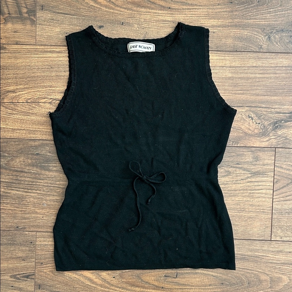 Black Sleeveless Top